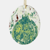 Abstract Snowflake-ontwerp Keramisch Ornament (Rechts)