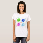 abstract-sociaal-media-waterverf-pictogrammen-set_ t-shirt (Voorkant volledig)