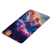 Abstract Space Nebula Art - Colorful Cosmic Magneet (Linkerzijde)