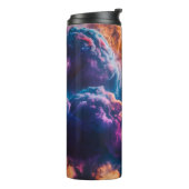 Abstract Space Nebula Art - Colorful Cosmic Thermosbeker (Gedraaid links)