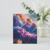 Abstract Space Nebula Art - Colorful Sheet (Staand voorkant)