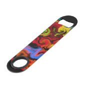 Abstract Speed Flessenopener (Achterkant Gekanteld)