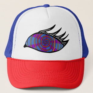 Abstract spiraaloog trucker pet