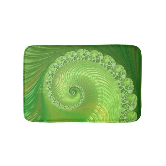 Abstract Spiral Fractal Badmat (Voorkant)