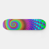 Abstract Spiral Fractal Skateboard (Horizontaal)
