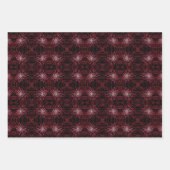 Abstract Splatter Dots Of Pinks And Reds Pattern Inpakpapier Vel (Voorkant 3)