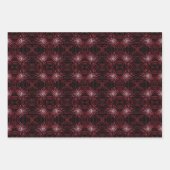 Abstract Splatter Dots Of Pinks And Reds Pattern Inpakpapier Vel (Voorkant)