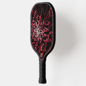 Abstract Splatter Dots Of Pinks And Reds Pattern Pickleball Paddle (Links)