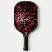 Abstract Splatter Dots Of Pinks And Reds Pattern Pickleball Paddle (Achterkant)
