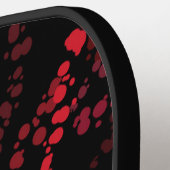 Abstract Splatter Dots Of Pinks And Reds Pattern Pickleball Paddle (Links Detail)