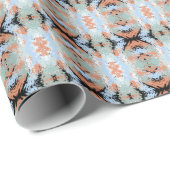 Abstract Split Ends Pattern And Soft Pastels Cadeaupapier (Rol Hoek)