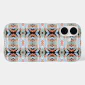 Abstract Split Ends Pattern And Soft Pastels Case-Mate iPhone Case (Achterkant (horizontaal))