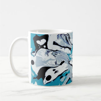 Abstract spookpatroon. koffiemok
