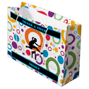 Abstract spoor en veld groot cadeauzakje