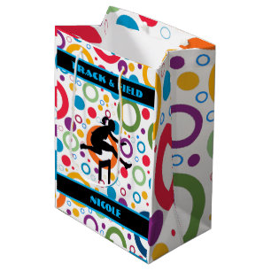Abstract spoor en veld medium cadeauzakje