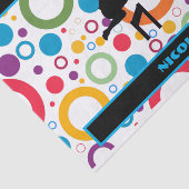 Abstract spoor en veld tissuepapier (Detail)