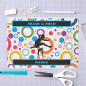 Abstract spoor en veld tissuepapier (Craft)