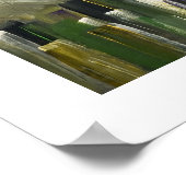 Abstract stadsPoster Groen 20 x 16 Prints (Hoek)