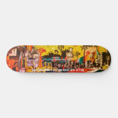 Abstract stedelijk skateboard (Horizontaal)