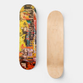Abstract stedelijk skateboard (Voorkant)