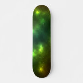 Abstract sterrenstelsel Constellaties Digitale kun Skateboard (Voorkant)