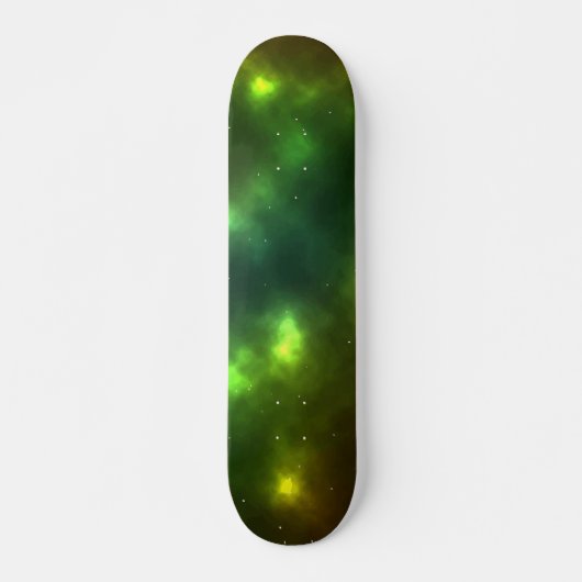 Abstract sterrenstelsel Constellaties Digitale kun Skateboard (Voorkant)