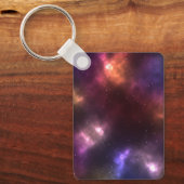 Abstract sterrenstelsel Constellaties Digitale kun Sleutelhanger (Voorkant)