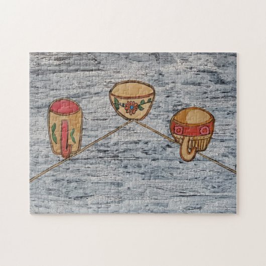 Abstract stilleven legpuzzel (Horizontaal)