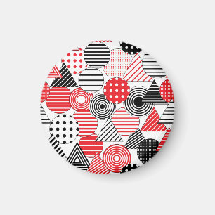 Abstract: Stippen & Strepen Magneet