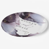 Abstract Stof Mauve Amethyst Papieren Bord (Gekanteld)