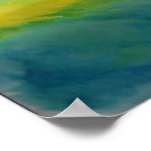 Abstract - Storm voor de kalm Poster (Hoek)