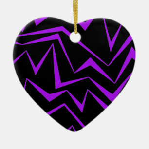 Abstract, strak, levendig geometrisch zigzagpatroo keramisch ornament
