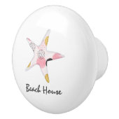 Abstract strand Keramische Knop (Rechts)