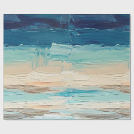 Abstract Strandpatroon 2023 Cadeaupapier