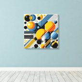 Abstract Stretched Canvas Print (Insitu (Houten vloer))