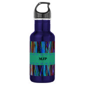 Abstract Stripes Design Waterfles (Voorkant)