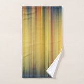 Abstract Stripes Spectrum Background Blue Gold Bad Handdoek (Handdoek)