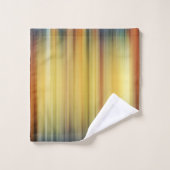 Abstract Stripes Spectrum Background Blue Gold Bad Handdoek (Wasdoekje)
