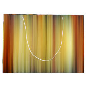 Abstract Stripes Spectrum Background Blue Gold Groot Cadeauzakje (Achterkant)