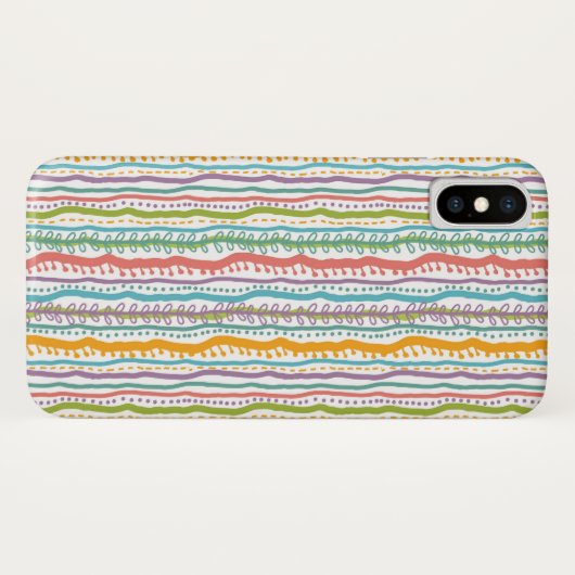 Abstract Stripes - Verticaal patroon Case-Mate iPhone Case (Achterkant (horizontaal))