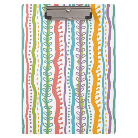 Abstract Stripes - Verticaal patroon Klembord (Voorkant)