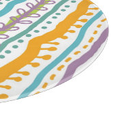 Abstract Stripes - Verticaal patroon Snijplank (Hoek)