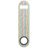 Abstract Stripes - Verticaal patroon Speed Flessenopener (Voorkant)