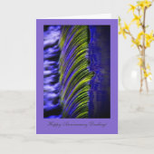 Abstract stromend water, Gefeliciteerd met jullie  Kaart (Gele Bloem)