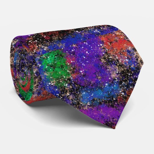 Abstract Stropdas (Opgerold)