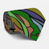 Abstract Stropdas (Opgerold)