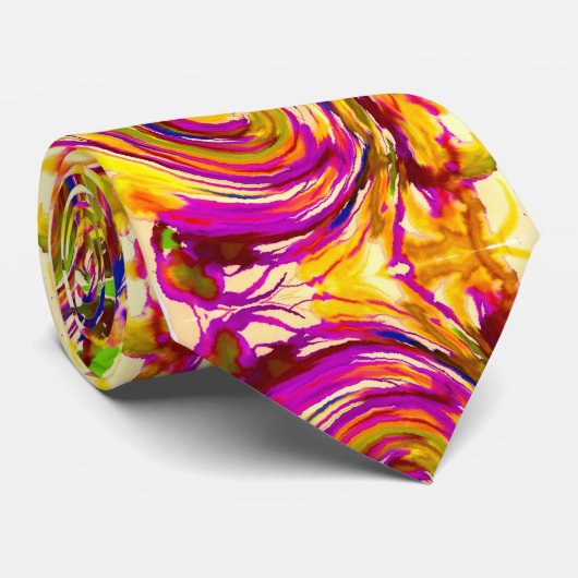 Abstract Stropdas (Opgerold)