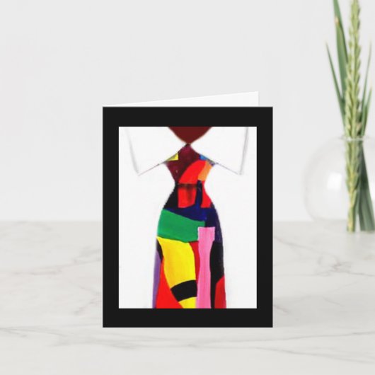 abstract Stropdas Kaart door Alicia L. McDaniel (Voorkant)