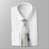 Abstract Stropdas Neutraal Grijs Wit Van Schildere (Gebonden)