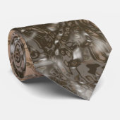 Abstract Stropdas van rimpels (Opgerold)